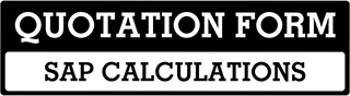 SAP Calculations Quote  For Cranfield